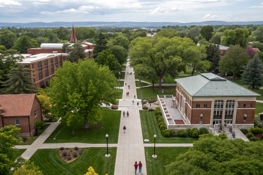 Aerial view of Beacon State Youth University campus