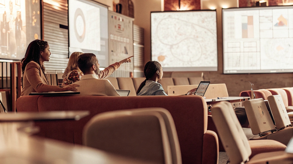 Students in a classroom at Beacon State Youth University