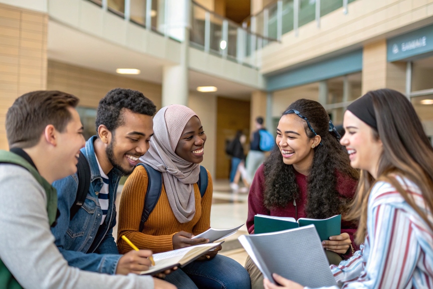 Diverse students at Beacon State Youth University